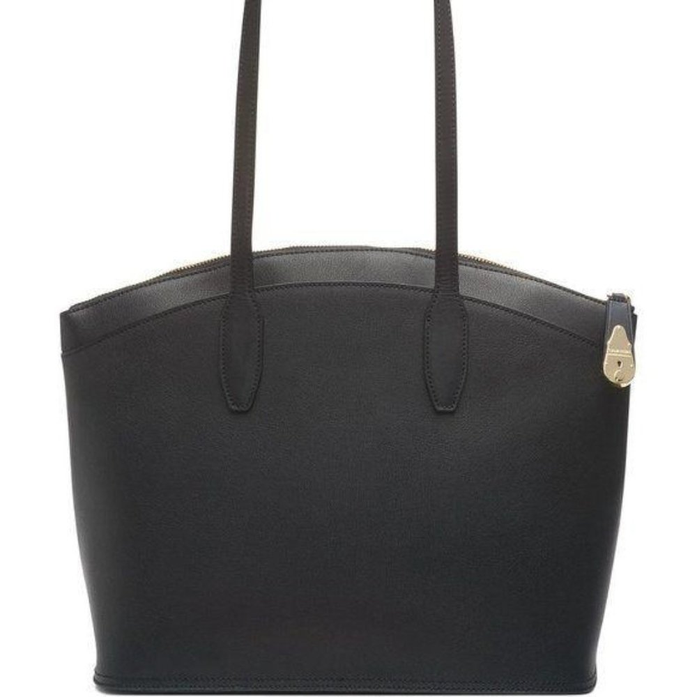 Calvin Klein Statement Series Leather Lock Satchel